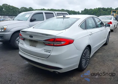 2018 Ford Fusion Hybrid Titanium from USA, damaged, VIN 3FA6P0RU2JR102371